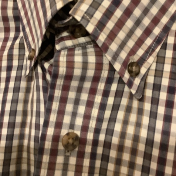 Cutter & Buck men’s button down shirt 100% cotton monogram cuffs business casual - Picture 3 of 6